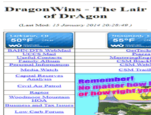 Tablet Screenshot of dragonwins.com